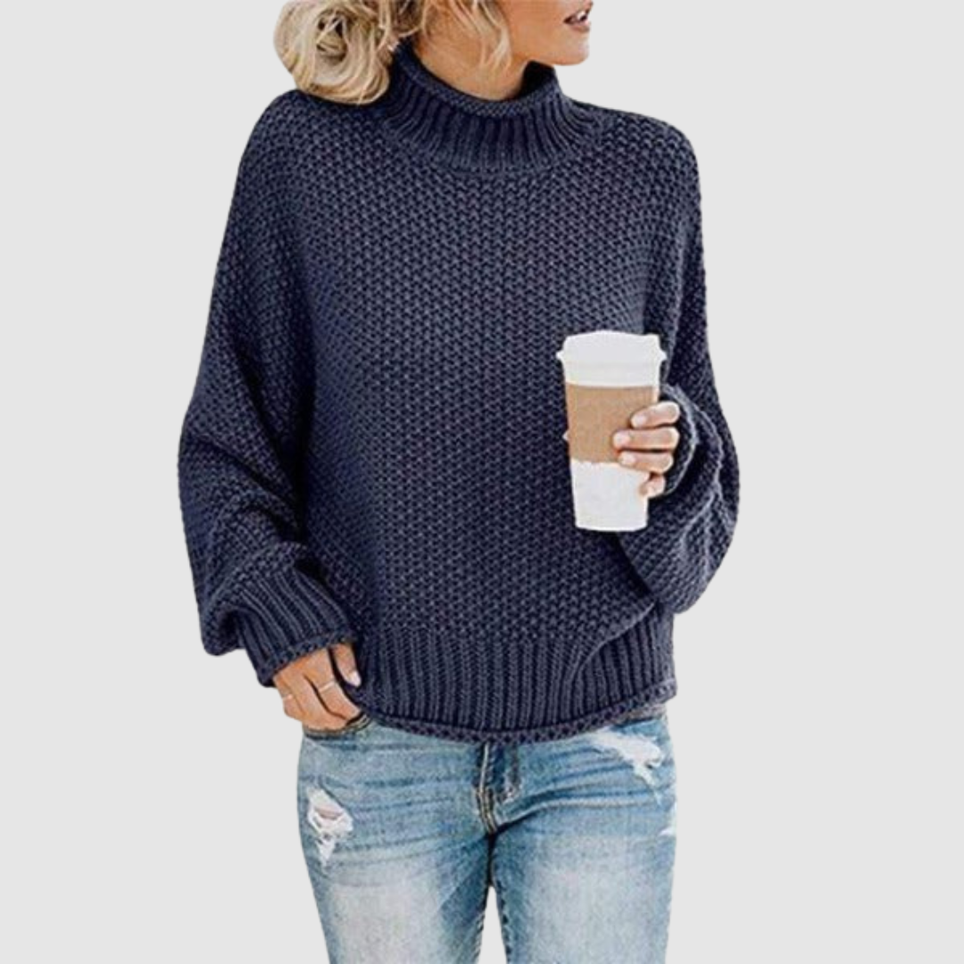 Kateřina | Jersey holgado de cuello alto 10