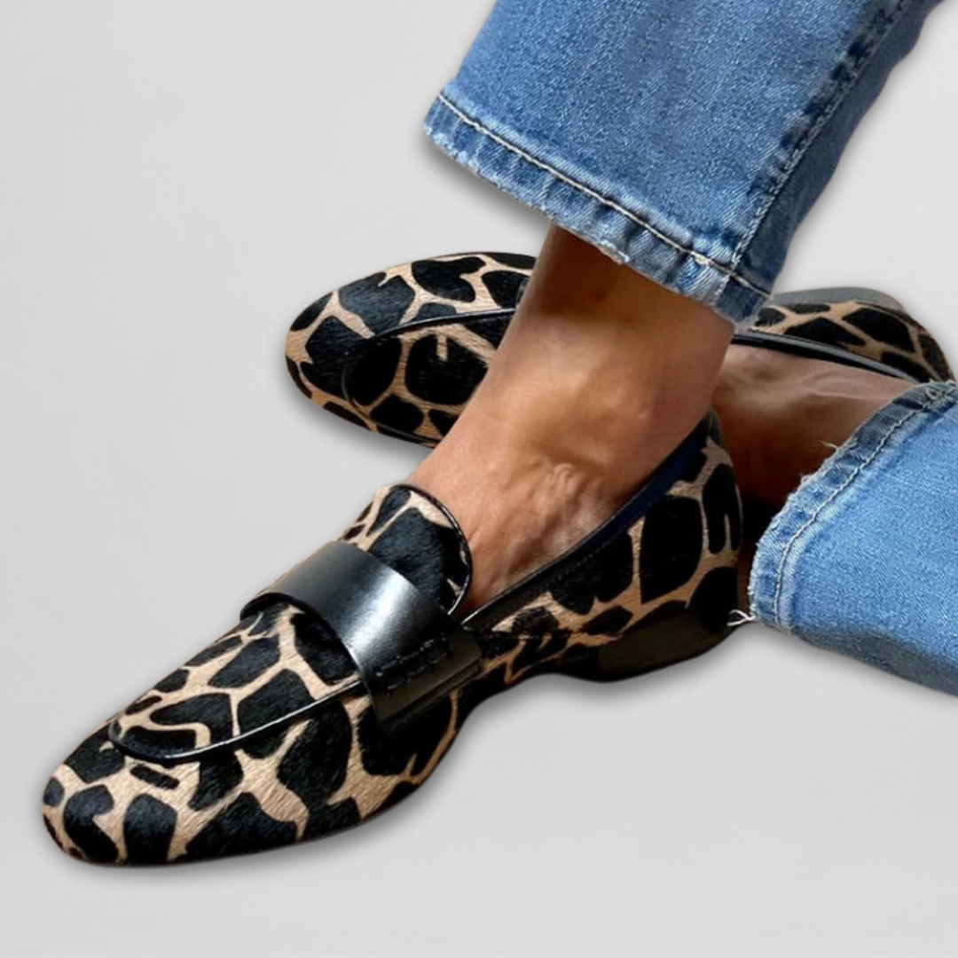 Katie | Mocasines Ortopédicos con Estampado Leopardo 2