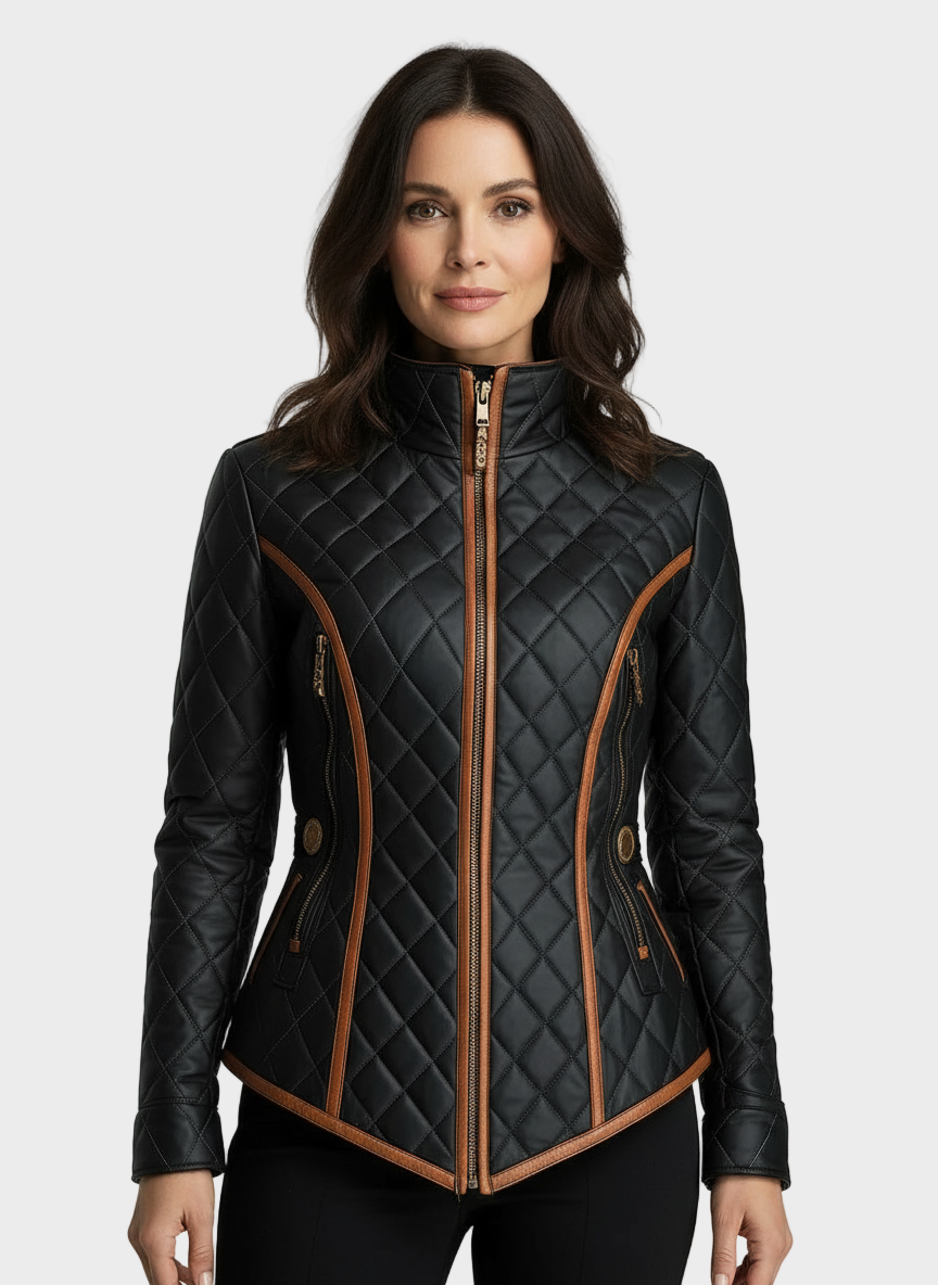 Lillian | Chaqueta acolchada en rombos 2
