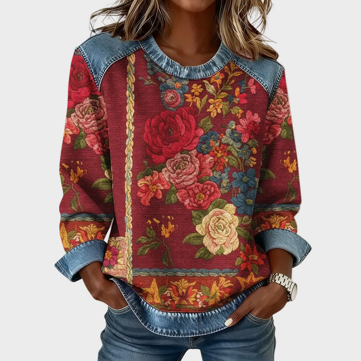 Pien | Sudadera con estampado floral 1