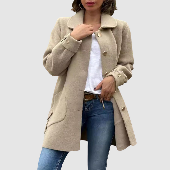 Martina | Abrigo oversize con botones 1