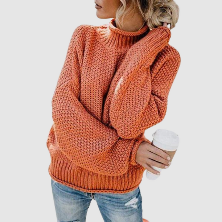 Kateřina | Jersey holgado de cuello alto 1