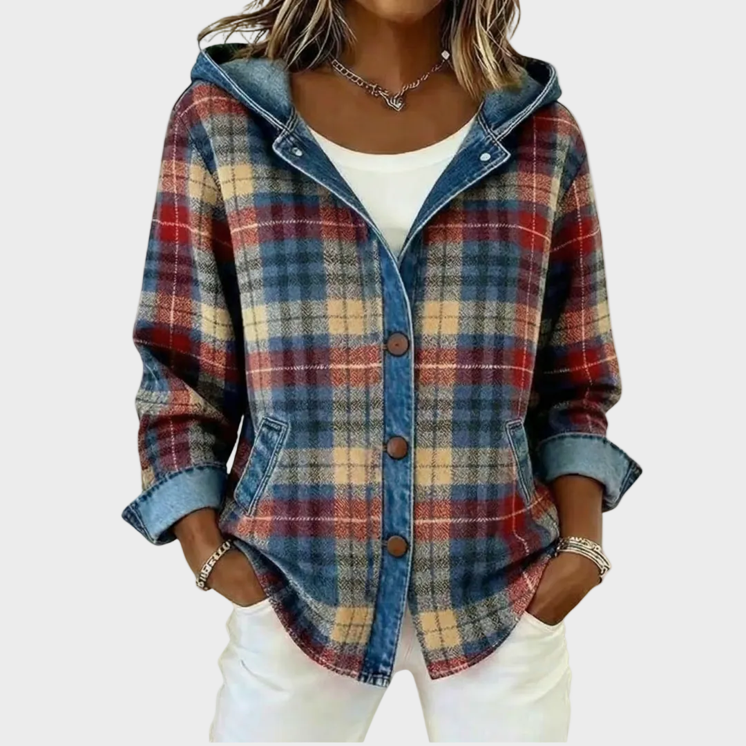 Floortje | Sobrecamisa de cuadros forrada 1