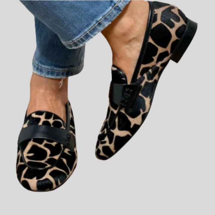 Katie | Mocasines Ortopédicos con Estampado Leopardo 1