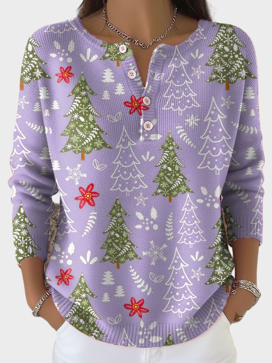 Iris | Jersey navideño con botones 3