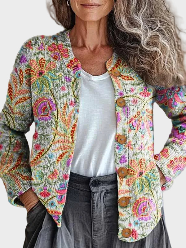 Kivara | Cárdigan de flores boho 1