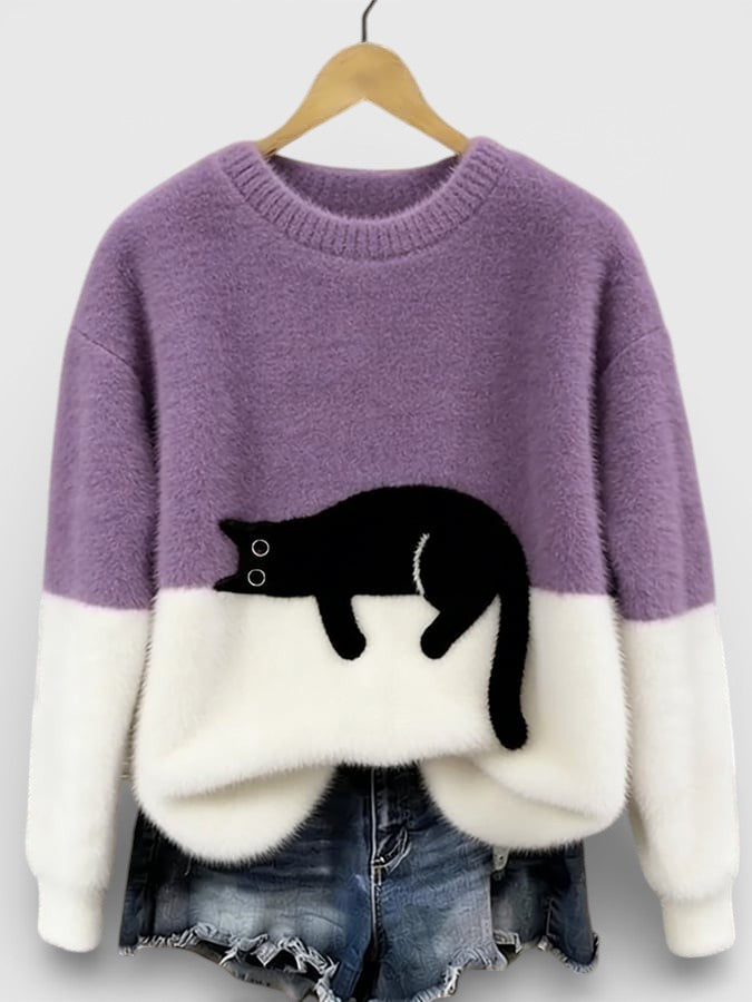 Verónica™ | Sudadera con Gráfico de Gato 1