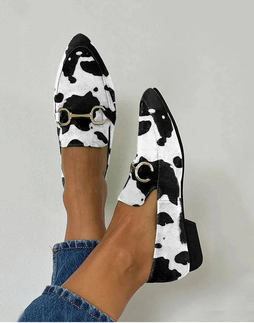 Diana | Mocasines Estampados con Detalle de Correa 1