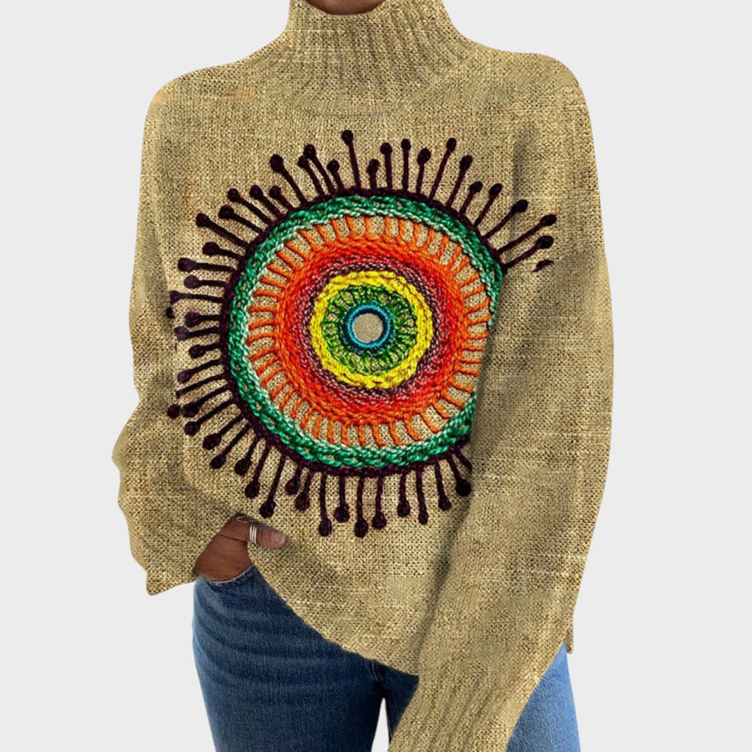 Teresa | Jersey de punto con cuello alto 1