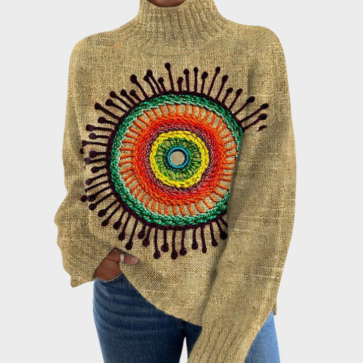 Teresa | Jersey de punto con cuello alto 1