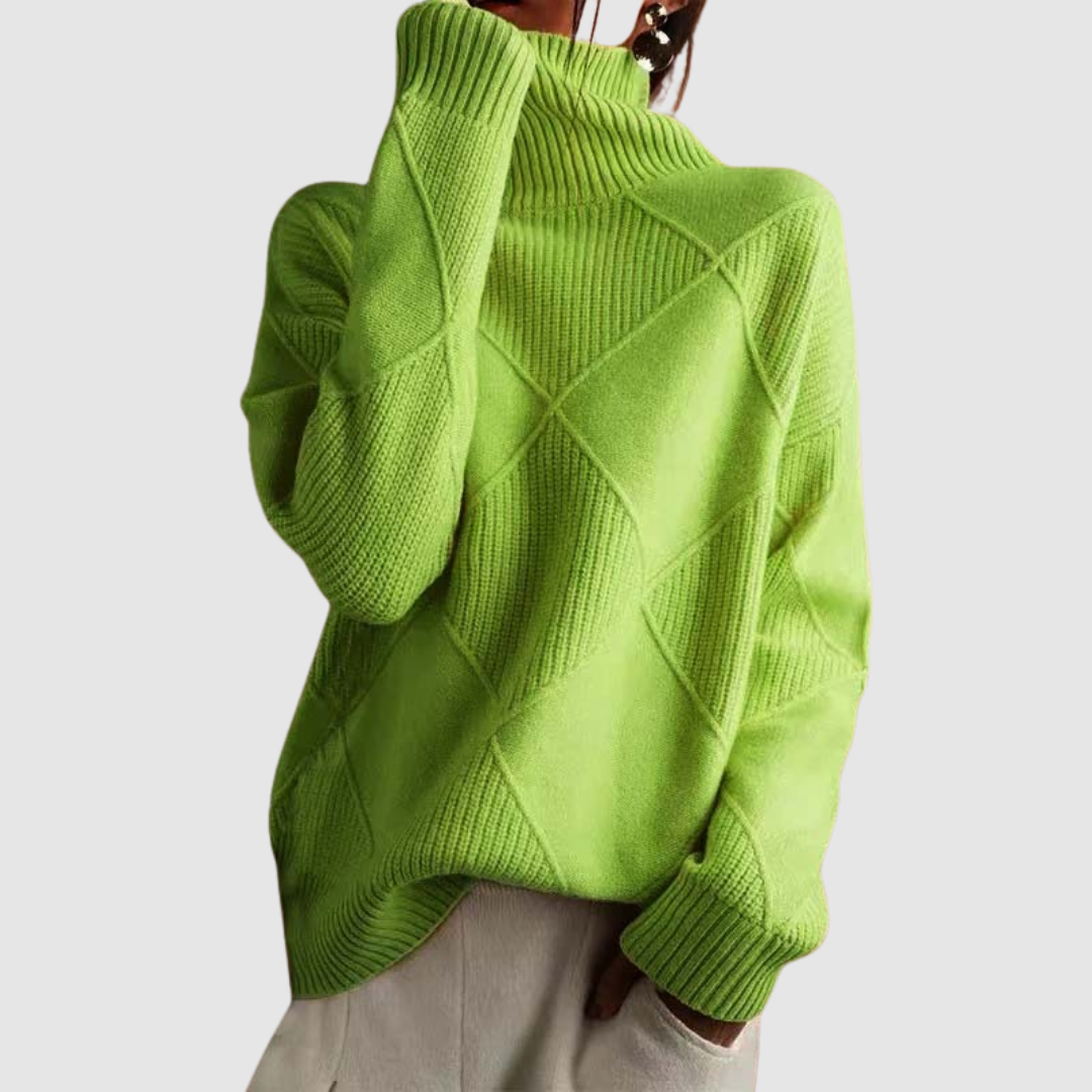 Ester | Jersey texturizado de cuello alto 2