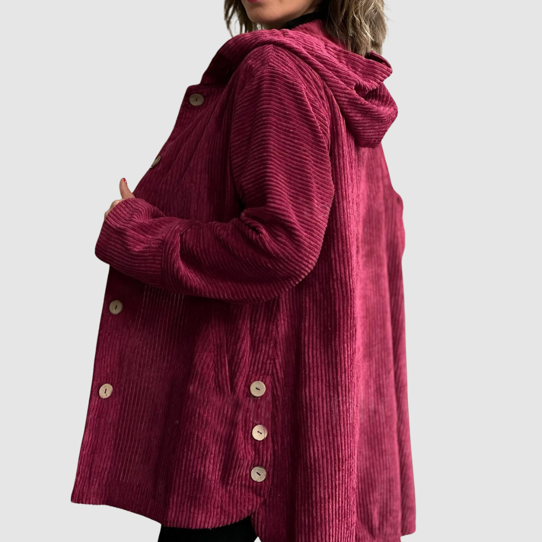 Stella | Chaqueta de velour con capucha 2