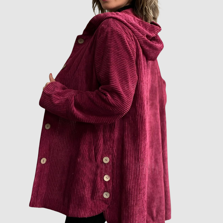 Stella | Chaqueta de velour con capucha 2