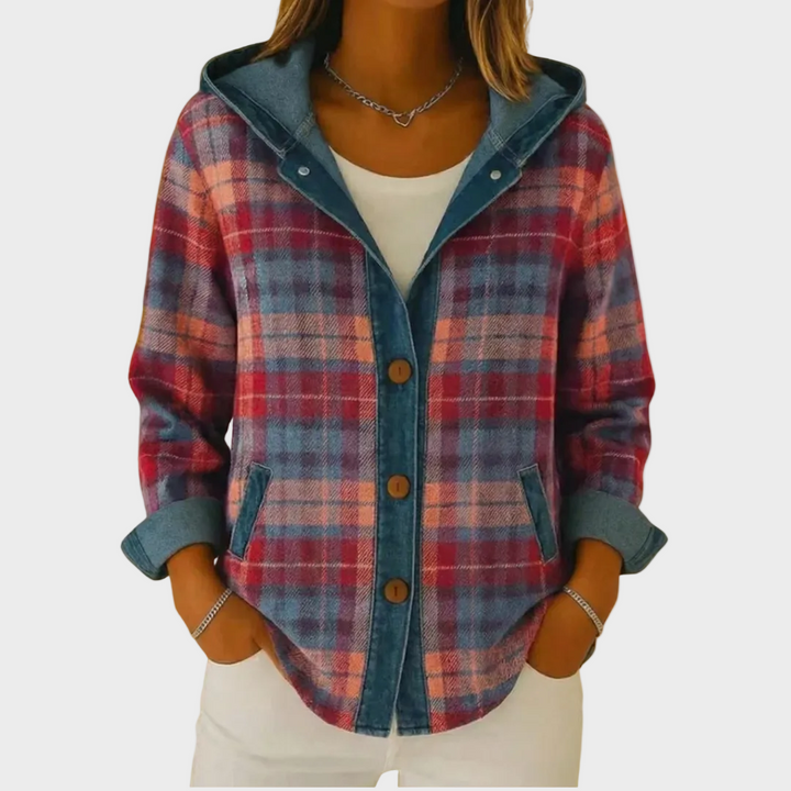 Hennie | Sobrecamisa de cuadros acolchada 1