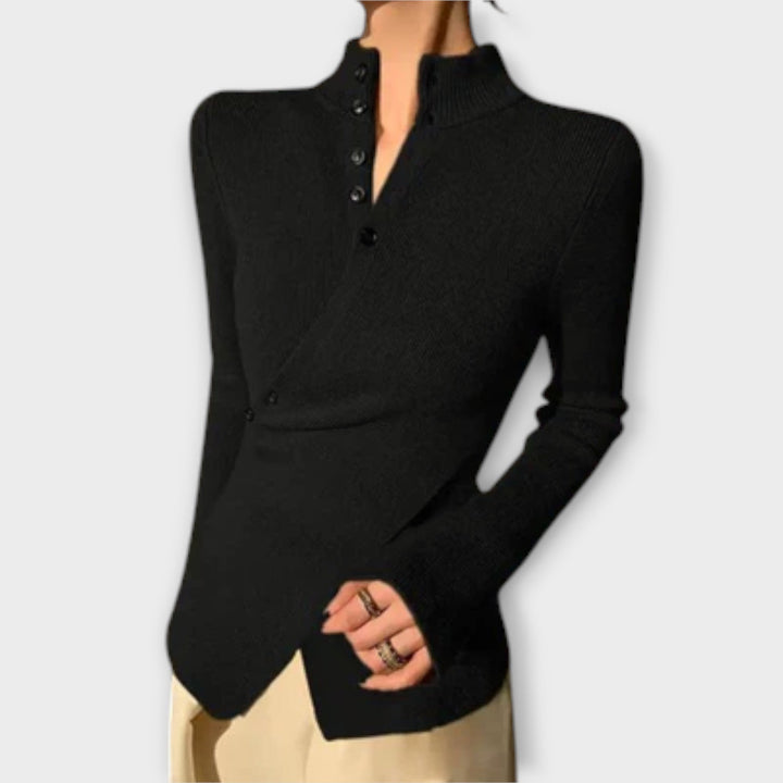 Michiko – Pullover elegante en jersey de algodón 2