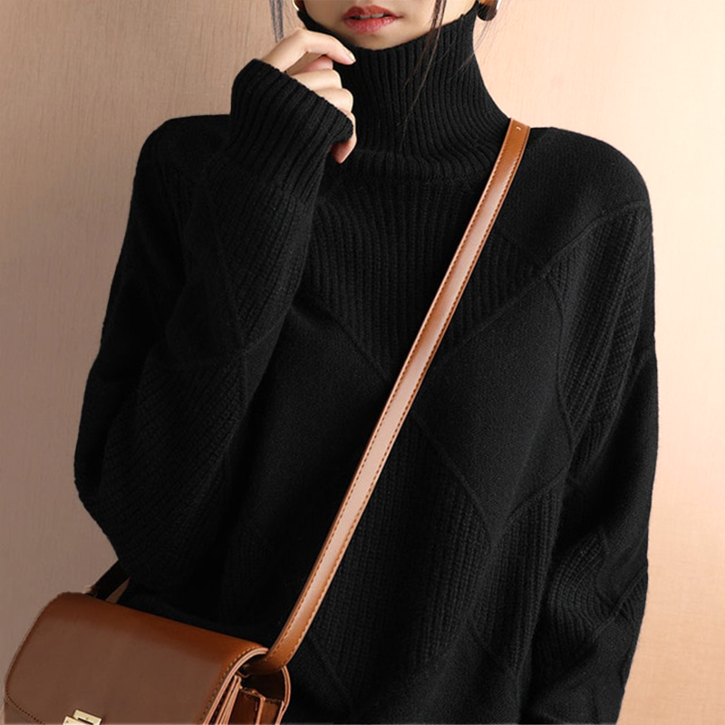 Marcelle | Suéter de cuello alto chunky 9