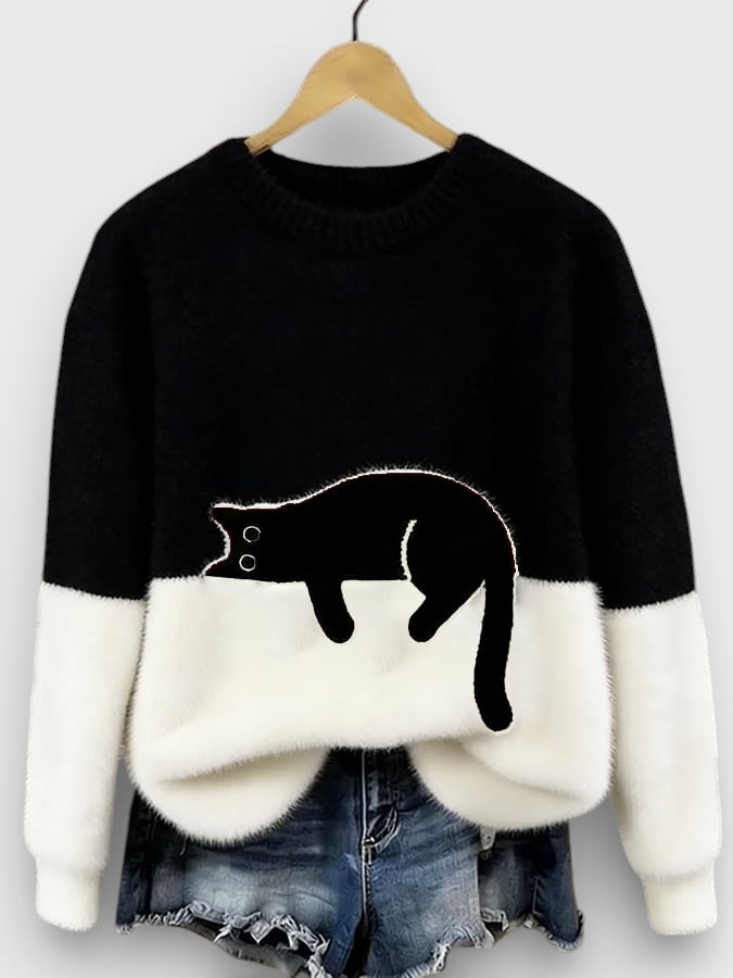 Verónica™ | Sudadera con Gráfico de Gato 4