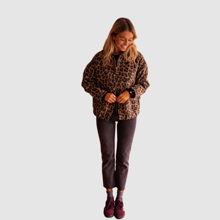 Klára | Chaqueta con estampado de leopardo 3