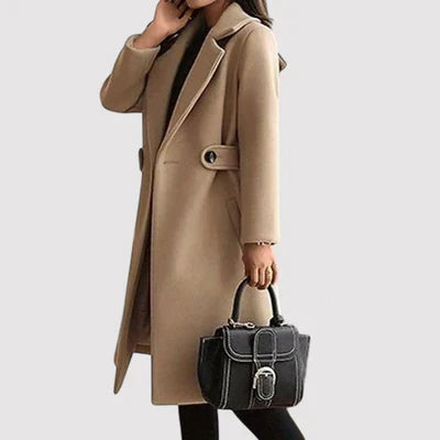 Clara | Abrigo de lana con cinturón 3