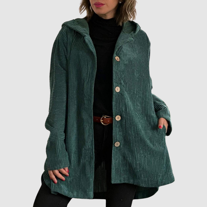 Stella | Chaqueta de velour con capucha 3