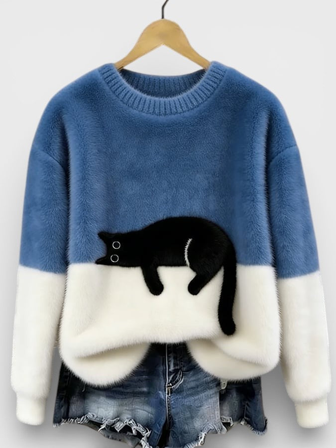 Verónica™ | Sudadera con Gráfico de Gato 8