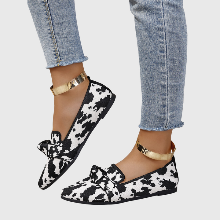 Mabel | Mocasines Cómodos con Estampado Dálmata 1