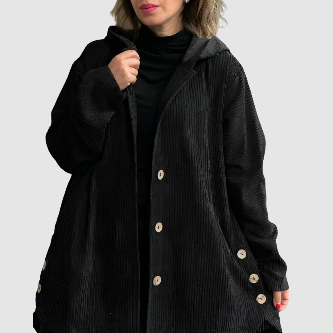 Stella | Chaqueta de velour con capucha 4