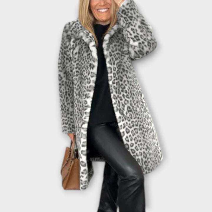 Amara | Abrigo estampado de leopardo 2