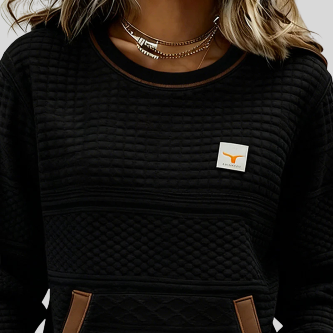 Mies | Sudadera texturizada color block 5
