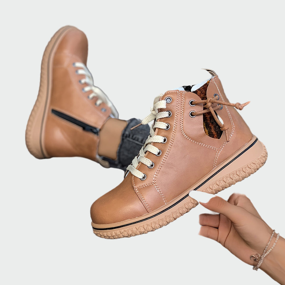 Botines de cuero ortopédico 4