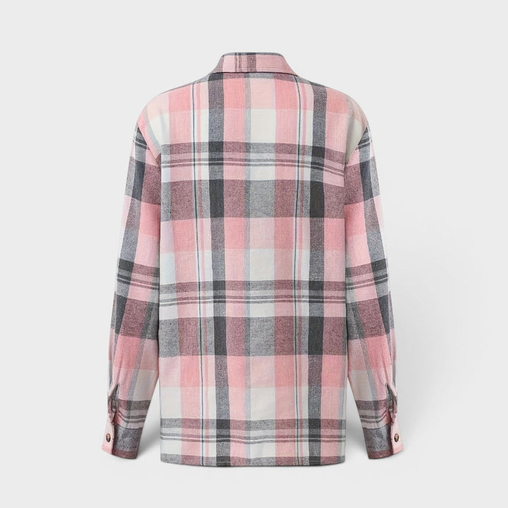 Hortensia™ | Camisa de Cuadros de Manga Larga 6