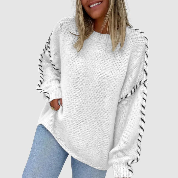 Nela | Jersey de punto con mangas decoradas 5