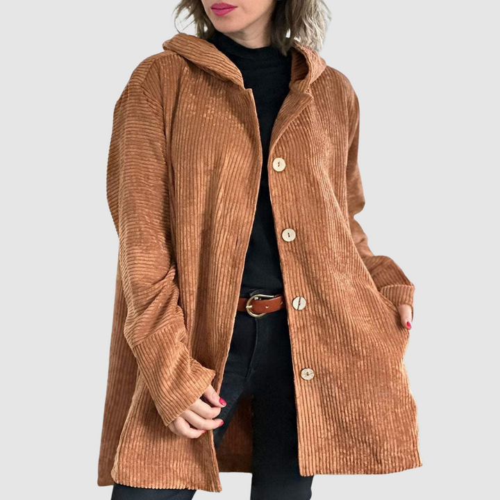 Stella | Chaqueta de velour con capucha 6
