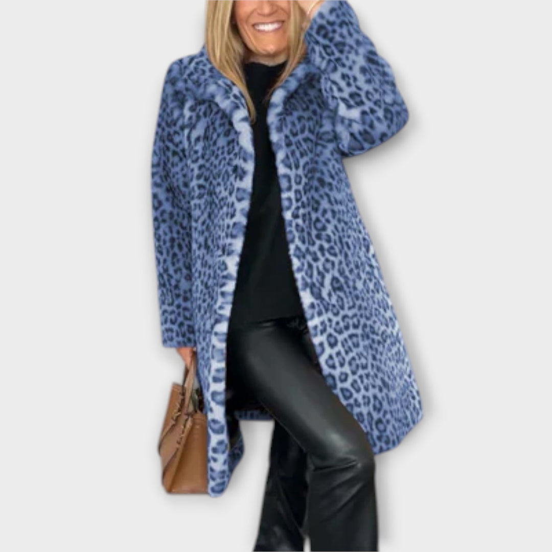 Amara | Abrigo estampado de leopardo 3