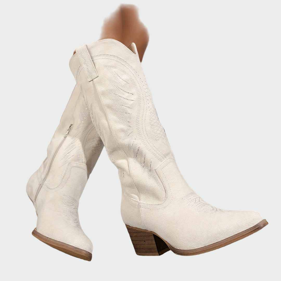 Botas vaqueras bordadas para mujeres 2