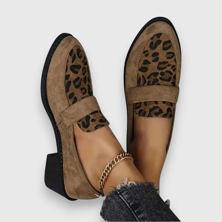 Brunika | Mocasines Cómodos con Estampado Leopardo 4