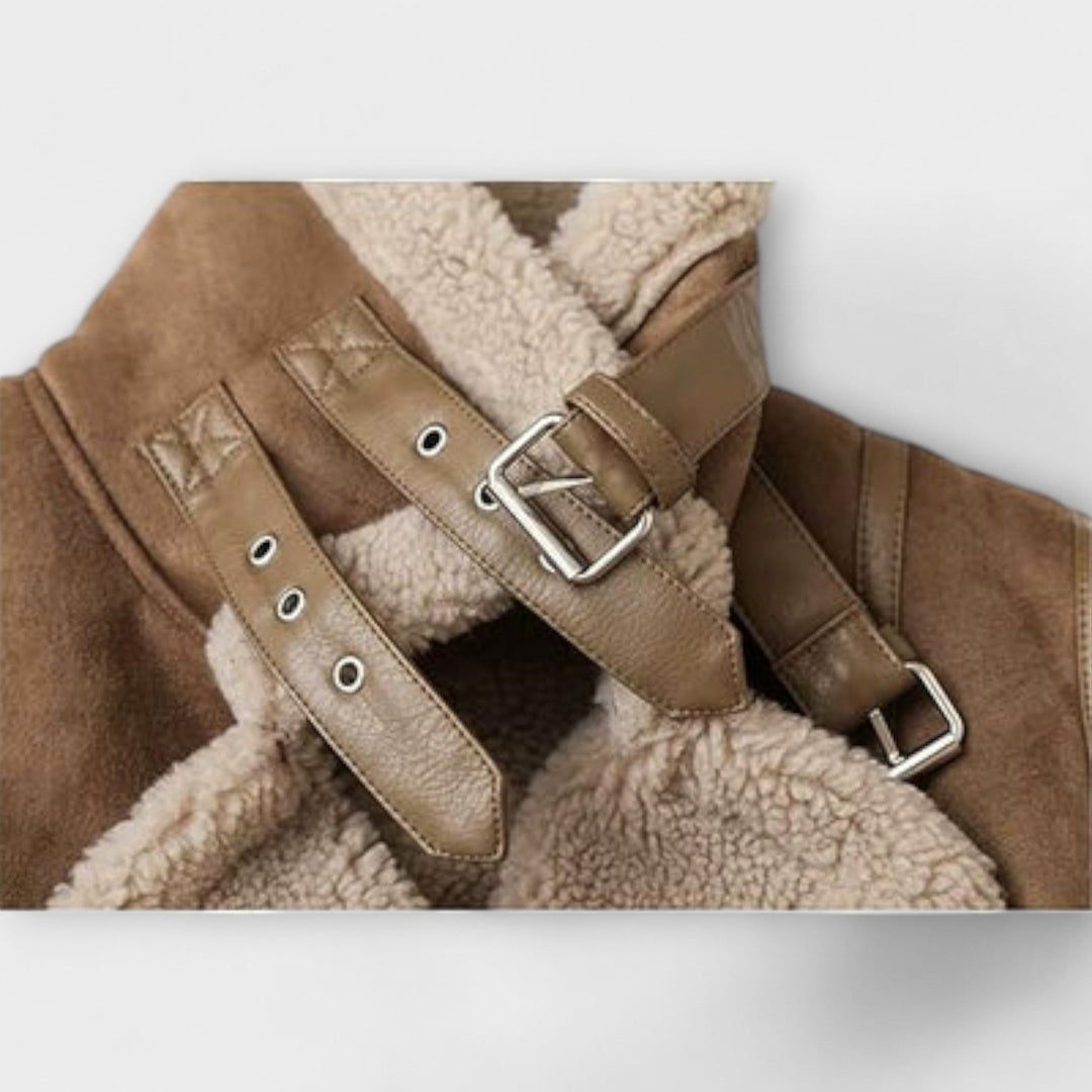 Catarina | Chaqueta de aviador de piel 4