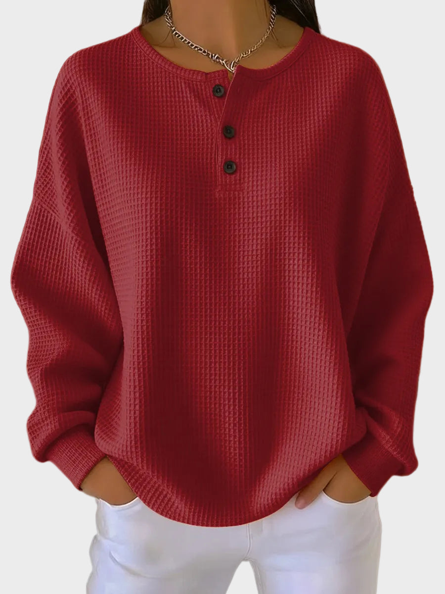 Olivia | Jersey holgado de punto gofre 3