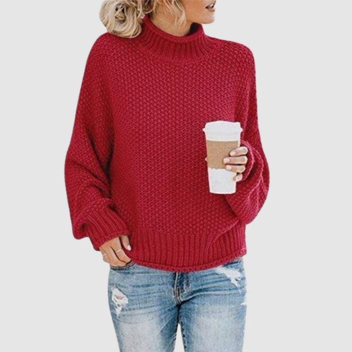 Kateřina | Jersey holgado de cuello alto 8