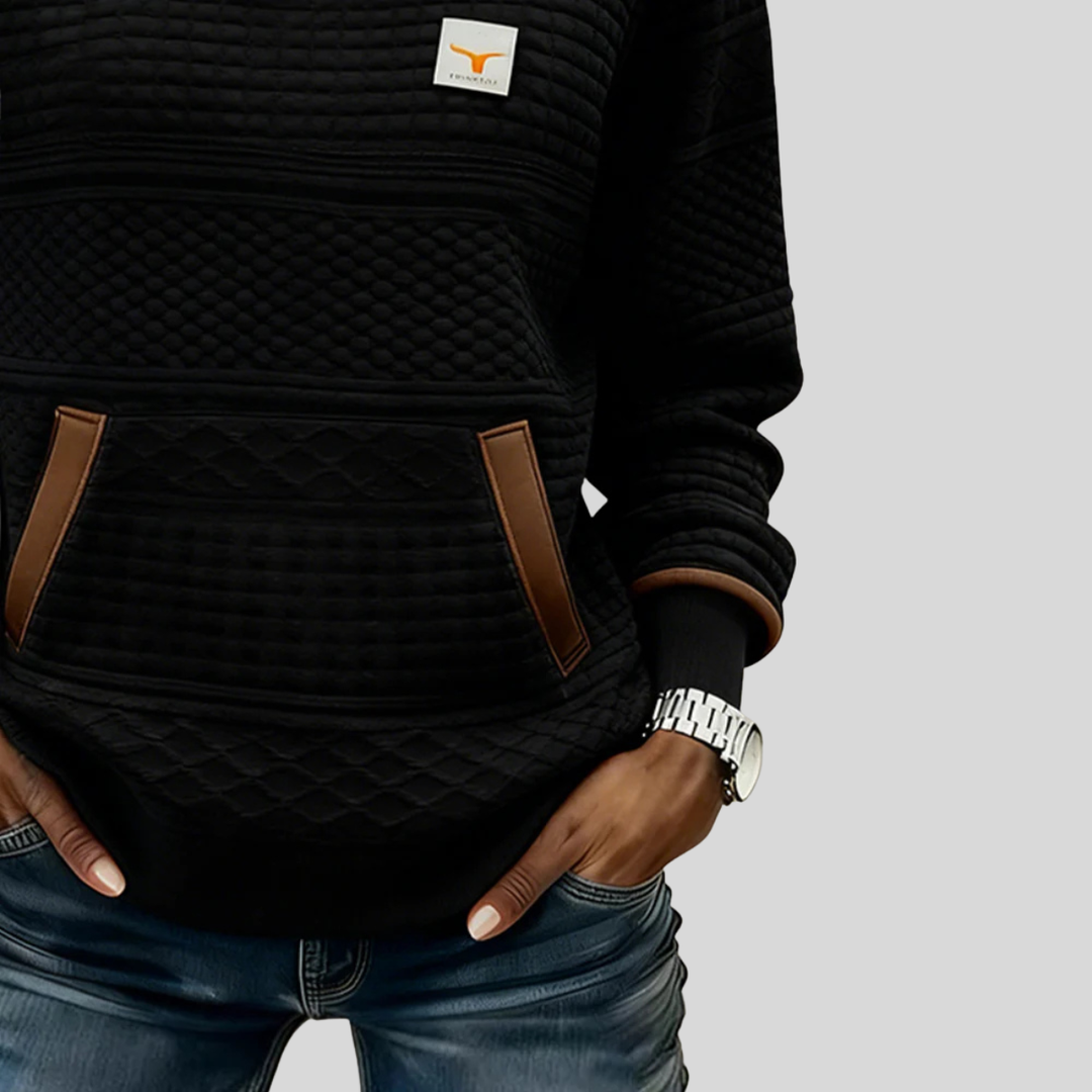 Mies | Sudadera texturizada color block 8