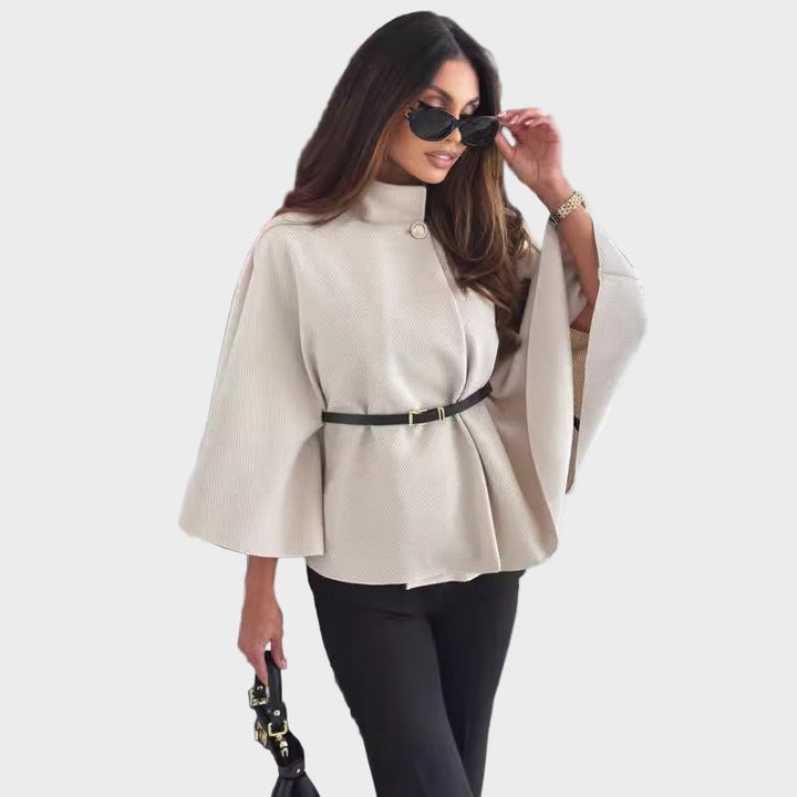 Selviora | Chaqueta con mangas mariposa y cinturón 1