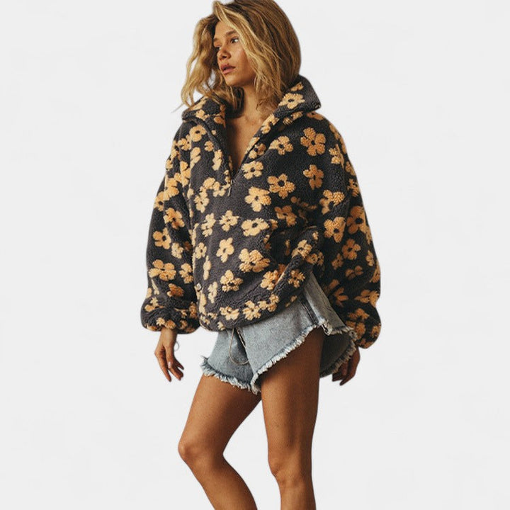 Zala – Camiseta boho cómoda con motivo floral 4