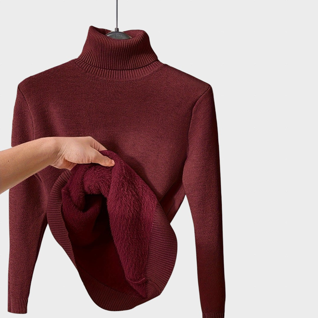 Kaja - Suéter Mecánico con Cuello Alto 4