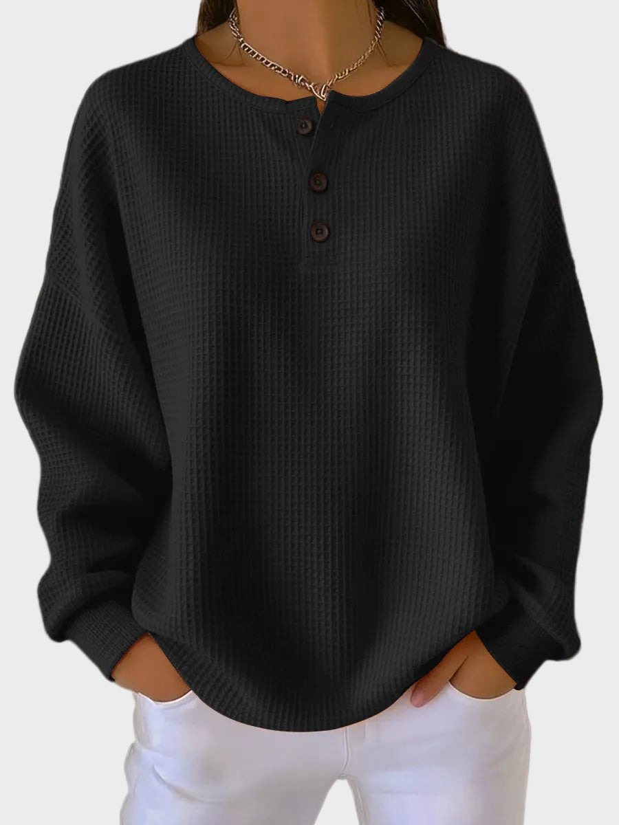 Olivia | Jersey holgado de punto gofre 4
