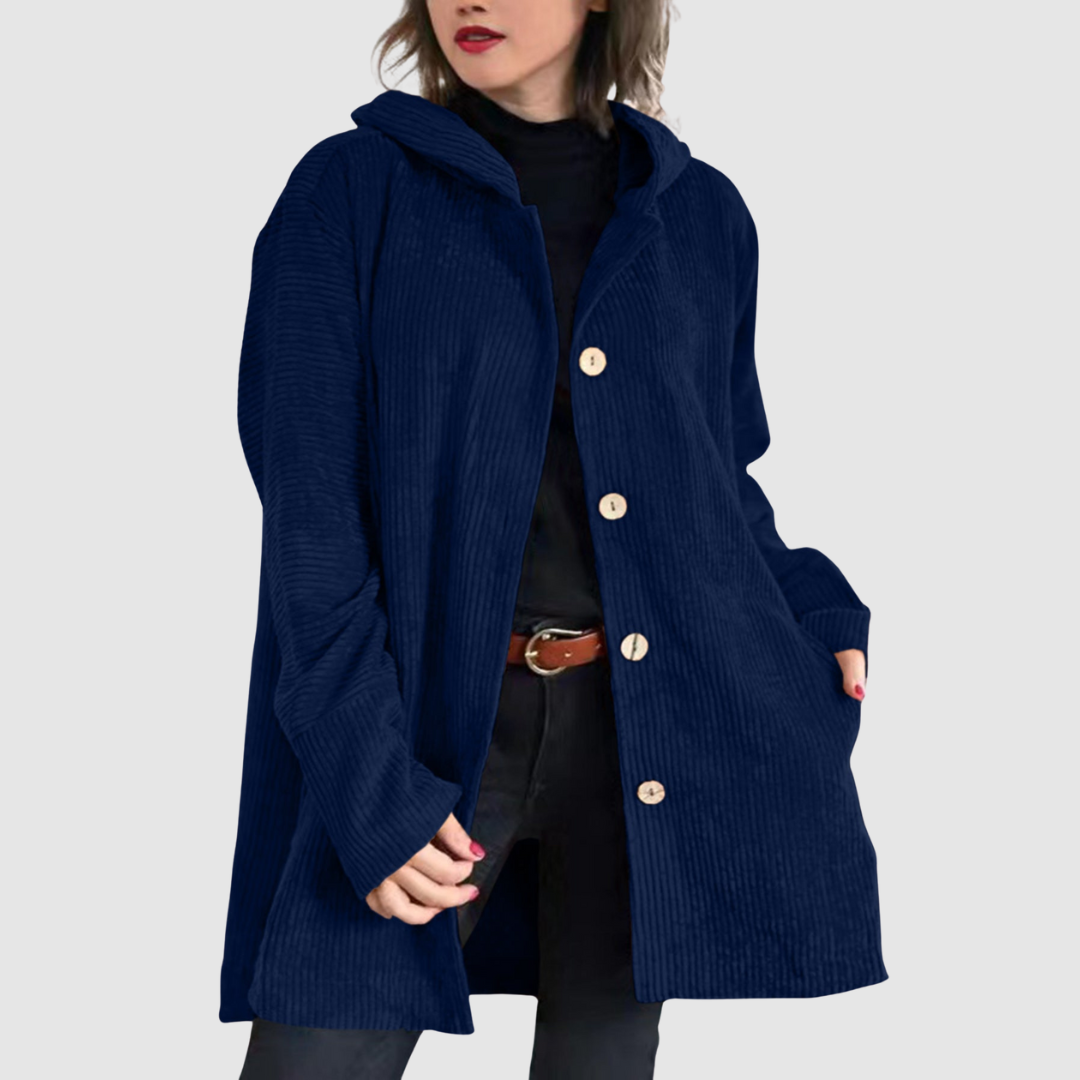 Stella | Chaqueta de velour con capucha 9
