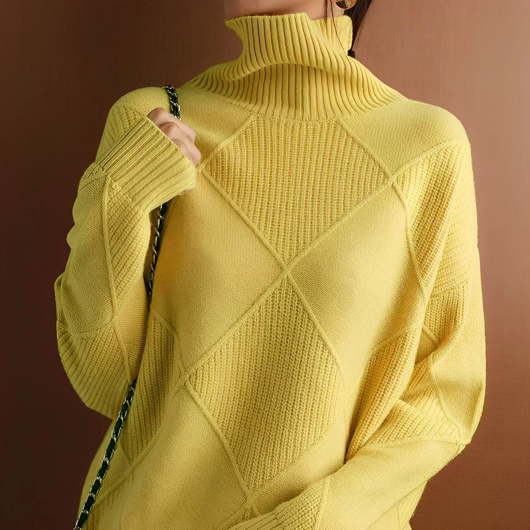 Marcelle | Suéter de cuello alto chunky 7