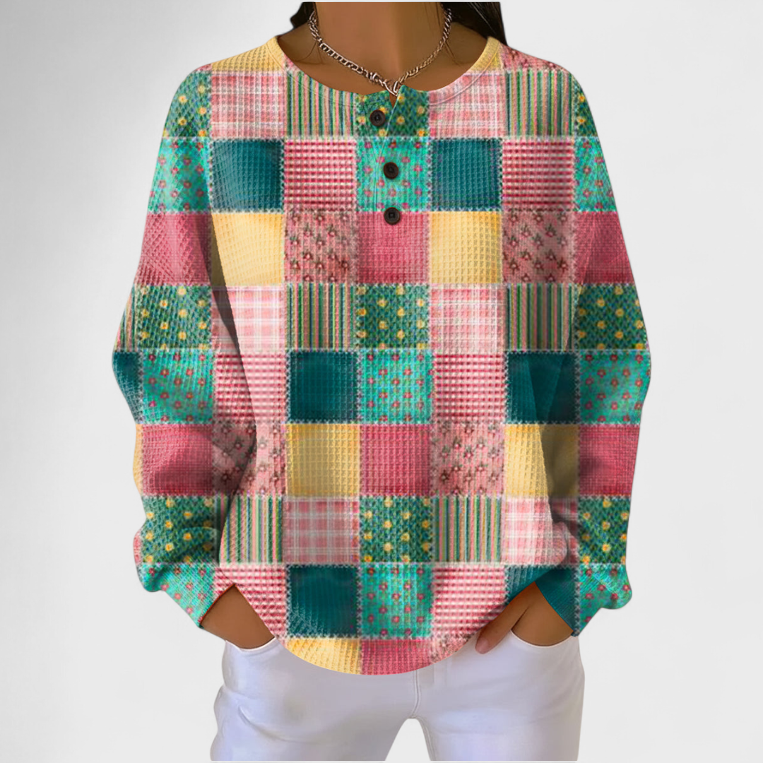 Merel | Jersey multicolor de punto 1