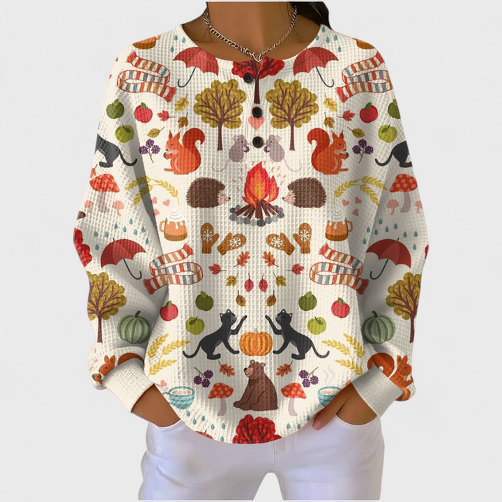 Loes | Jersey con estampado clásico 1