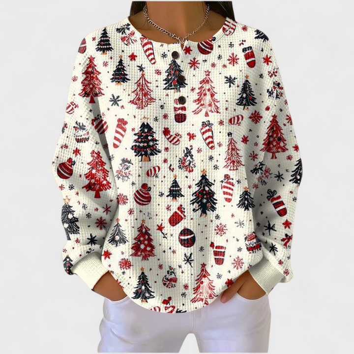 Sterre | Jersey rojo estampado 1
