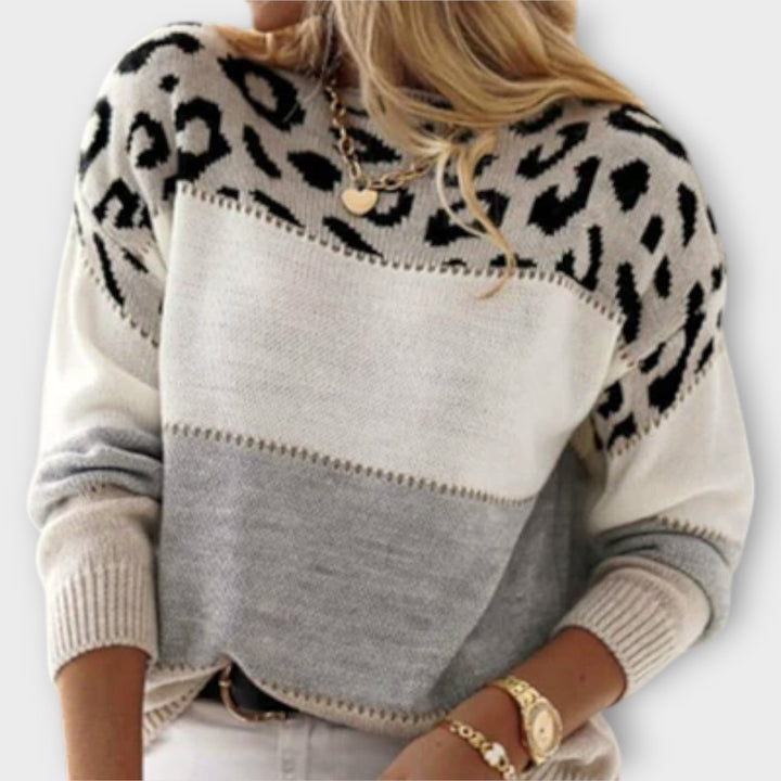 Cheyenne - Suéter casual con diseño de leopardo 3